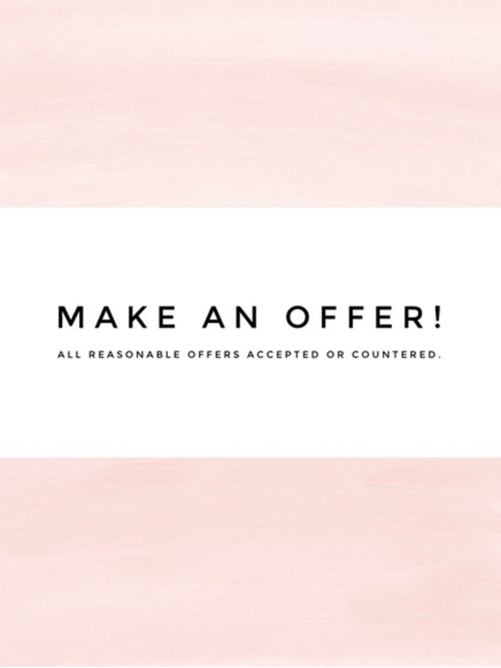 OFFERS WELCOME